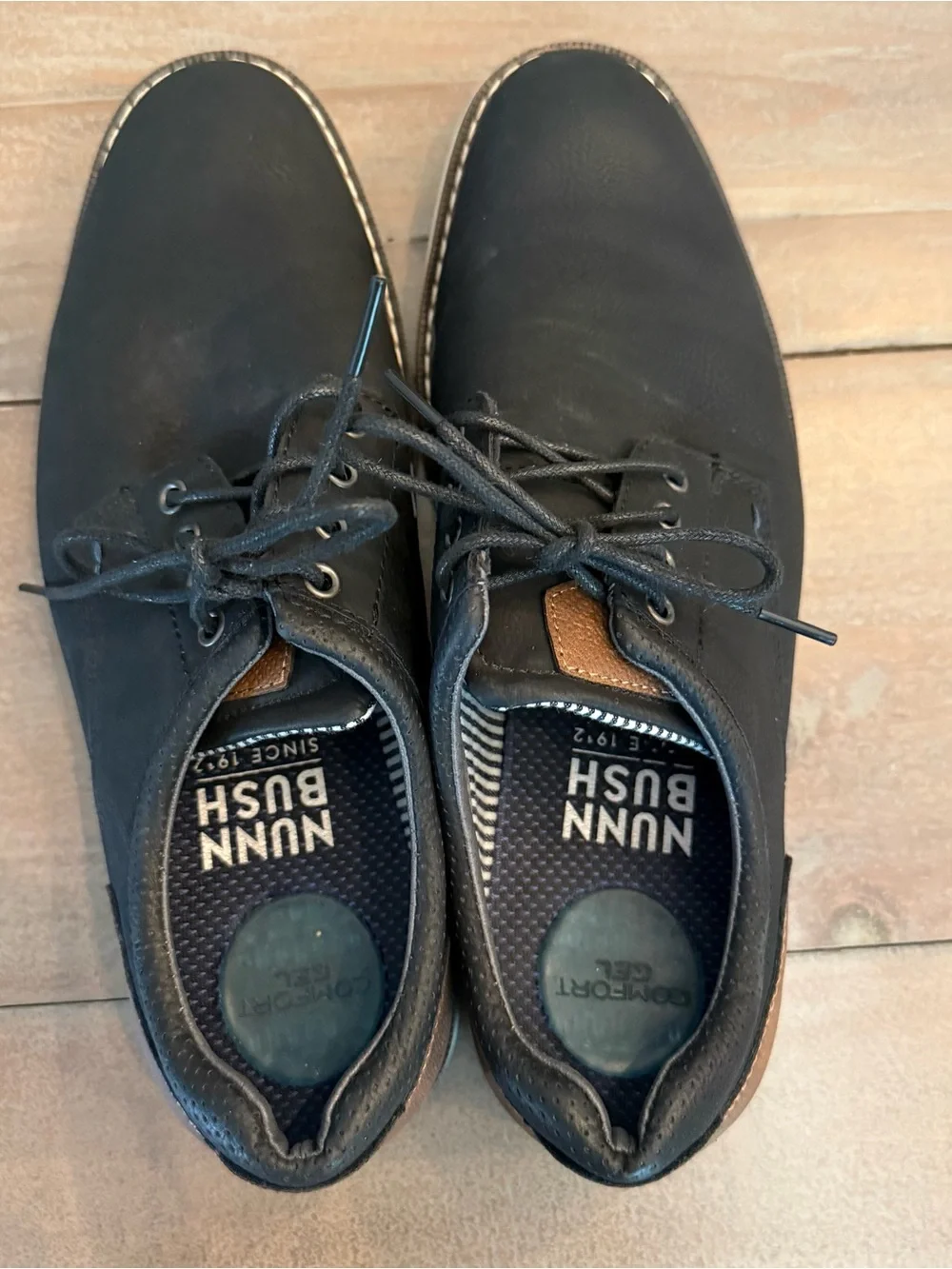 Nunn Bush Men's Hyde II Plain Toe Oxfords Sz 8 Preowned